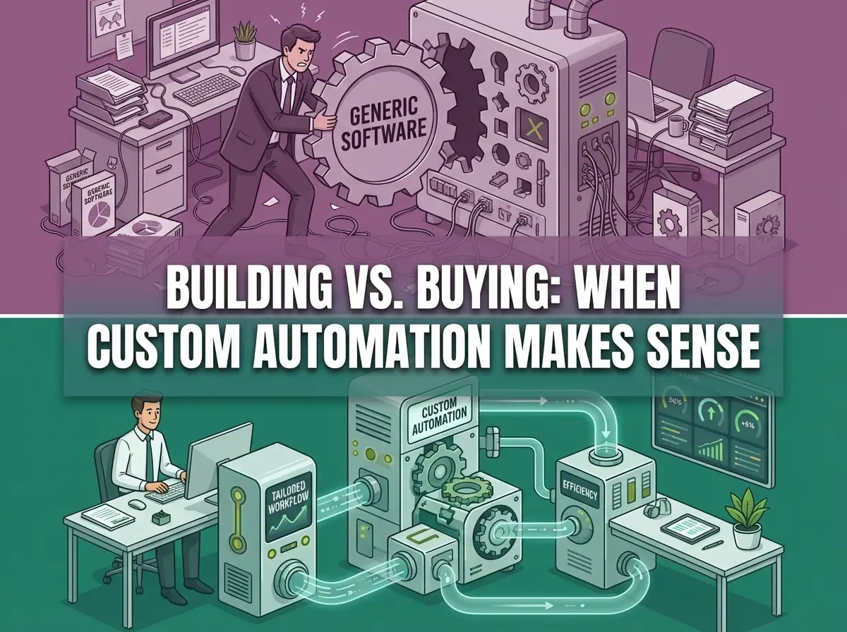 Building vs. Buying: When Custom Automation Makes Sense