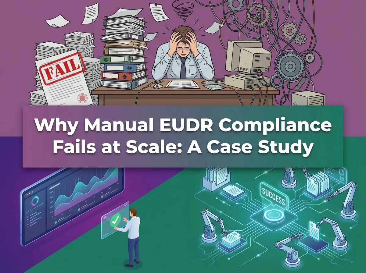 Why Manual EUDR Compliance Fails at Scale: A Case Study